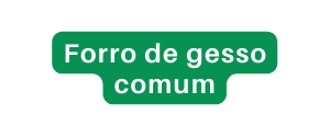 Forro de gesso comum